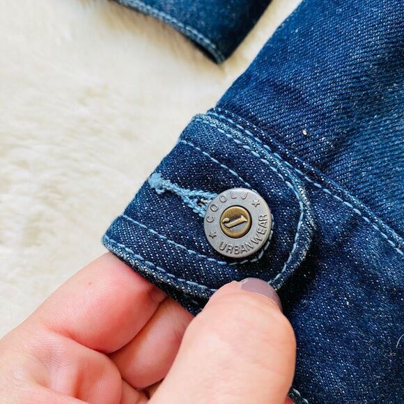 Vintage Y2K Cool J Baggy Hip Hop Denim Skater Jean Jacket - Picture 5 of 8